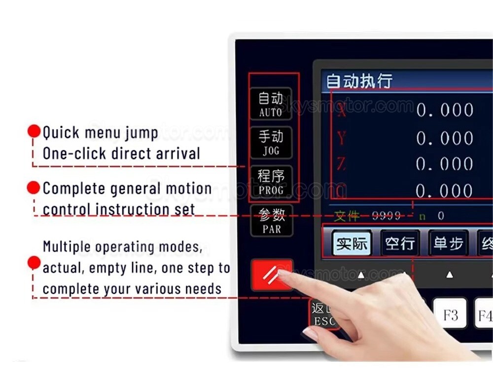 CNCコントローラ TC5521V/TC5531V/TC5541V プログラマブルサーボ/ステッピングモーターコントローラ
